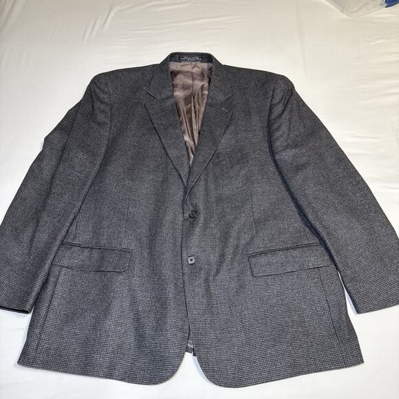 Haspel Wool Bamboo Silk Blend Sport Coat Men 48R Gray 2-Button Jacket Blazer EUC - Picture 1 of 14